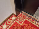 双喜临门 入户门地垫门垫防滑吸水脚垫家用卧室客厅茶几垫厨房卫浴防滑垫 贵族红 140cm*200cm【 默认长方形 】 实拍图