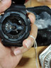 卡西欧（CASIO）手表G-SHOCK学生运动防水防震黑金武士大表盘石英情侣表 男友礼物 黑武士  GA-110-1B 实拍图