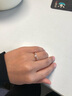 钻石世家 星空系列18K金钻戒玫瑰金戒指简约风可叠戴  生日纪念日礼物 女士13号 实拍图