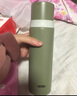膳魔师不锈钢保温杯男女士简约水杯真空便携保冷杯FEI-501 500ml 绿色（KKI） 实拍图