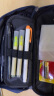 晨光(M&G)文具大容量学生笔袋 三层多功能便携可手提铅笔文具盒 耐磨耐脏 儿童节礼物APB932CHB 实拍图