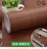 乐尔曼木纹贴纸自粘墙纸仿木家具翻新贴遮丑木门桌面柜子防水防潮保护膜 胡杨红木 单米 40厘米宽 实拍图