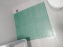 酌秀塑料地垫厨房卫生间淋浴室防滑垫子网眼镂空脚垫隔水家用防水垫 绿色普通款3.5mm 0.9米宽 1米长的 实拍图