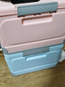 伽嗒书箱可折叠书籍收纳箱学生教室放书的箱子书本整理箱塑料装书盒 特大号蓝两件套 折叠式收纳箱【升级款密封性高】 实拍图