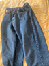 浪莎高腰牛仔裤女宽松女装春季阔腿显瘦遮肉萝卜哈伦老爹裤 实拍图
