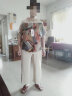 俞兆林母亲节礼物中老年人夏装女奶奶T恤短袖妈妈棉麻套装休闲老人衣服 橘色 2XL[建议110-125斤] 晒单实拍图