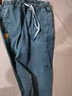 濮仕豪【两件装】春秋季牛仔裤男 宽松弹力港风潮流休闲哈伦小脚束脚裤 YD-901灰色+黑色 2XL【(34-35码)体重140-155斤】 实拍图