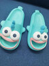 贞喜气拖鞋女外穿2025新款EVA时尚高级感卡通凉拖鞋居家浴室洗澡沙滩鞋 丑萌鱼拖鞋女湖蓝 38-39码 实拍图