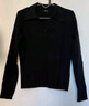 betu百图女装秋季新款毛针织衫长袖V型翻领套头上衣针织衫女2208T04 黑色 L （米白预售11/19发货） 实拍图
