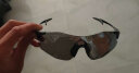 高特运动眼镜（OUTDO） 高特跑步眼镜马拉松男女防紫外线户外偏光运动太阳镜变色墨镜 新品变色款GT67012-C491白框灰片 实拍图