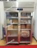 澳柯玛（AUCMA）双门厨房冰柜铜管玻璃冷藏商用厨房冰箱麻辣烫展示柜双门点菜柜  水果蔬菜鲜花保鲜冰柜VC-660D 实拍图