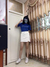 红蜻蜓半身裙牛仔短裙女2025年夏季新款女装高腰防走光a字女士包臀裙子 白色短裙 L 实拍图