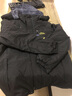 帝欧莱夫 棉衣男冬季加绒加厚中年保暖棉服爸爸装外套韩版秋冬中老年男装 黑色(加绒) XL (推荐体重130-150斤) 实拍图