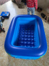 儿童充气游泳池家用加厚超大号可折叠游泳池婴儿洗澡桶小孩戏水池 1米3三层泳池充气底送手动泵 晒单实拍图