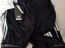 adidas速干足球运动组队服短裤男装阿迪达斯官方HT6129 黑色/白 XL 晒单实拍图
