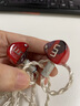 Unique Melody UM2HT有线入耳式耳机烧友级轻便舒适适合听流行音乐乐器演奏游戏主播直播 红色 实拍图