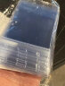 PVC软胶套薄双面透明塑料标签袋厂牌证件胸卡套A4A5小卡片保护套-绘音 红色 507竖/单层厚16丝 晒单实拍图
