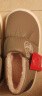 回力秋冬包跟棉拖厚底防水室内外穿加绒保暖棉拖鞋HL0744灰色40-41码 晒单实拍图