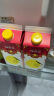 柚香谷宋柚汁双柚汁复合果汁饮料0脂1L*6盒 鲜果萃取富含VC 节庆礼盒装 实拍图