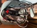 初展（CHUZHAN）赛博朋克头盔 铁血战士cosplay面罩机能风科技感机械蹦迪发光面具 鞭子电池款+红灯+侧灯+头套 1 晒单实拍图