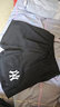 街头定艺男士运动短裤开衩女款冰丝情侣休闲健身训球速干三分裤短裤子 黑色 L(建议95-110斤) 实拍图