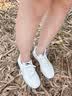安踏（ANTA）女鞋板鞋女2026春夏季新款低帮板鞋轻便透气小白鞋学生休闲运动鞋 【春夏季低帮板鞋】象牙白-1 36 (5.5码) 实拍图