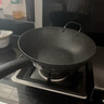 苏泊尔（SUPOR）不粘锅炒锅麦饭石色炒菜锅星星石平底无油烟家用电磁炉燃气灶通用 升级双面防粘【送木铲】 32cm 实拍图