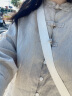 无印良品（MUJI）女式 麻盘扣衬衫 新中式女士汉麻衬衣外套内搭长袖上衣 淡黄色 M  160/84A 晒单实拍图