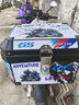 GSB摩托车后备箱pcx160电动车非铝合金尾箱外卖箱45L快拆大容量通用 45L纯哑黑色 实拍图