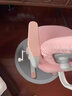 彩虹宝贝 儿童学习椅中小学生家用写字椅可调节手摇升降靠背座椅追背椅 追背椅+扶手+头枕-粉【专利款】 学习椅6-18岁儿童书桌椅 实拍图