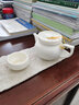 连山阁 白瓷过滤茶壶小号泡茶器带陶瓷过滤网隔内胆 德化高白瓷中式功夫茶具单壶家用茶杯子套装 白瓷配过滤内胆250ml/单壶 实拍图