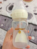 舒婴防胀气呛奶瓶新生婴儿宝宝0到6个月以上玻璃奶瓶套装断奶神器 玻璃120ml配自然S+PPSU240ml配自然S 实拍图