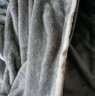 九洲鹿 毛毯加厚法兰绒毯子 秋冬午睡空调毯沙发盖毯灰色200*230cm 实拍图