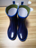 非常行（Jolly Walk）水鞋男雨鞋低筒水靴洗车钓鱼雨靴防水套鞋胶鞋 深蓝 39 实拍图