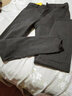 狮子聪加绒牛仔裤女紧身高弹力高腰铅笔小脚裤冬季加厚 灰色灰绒九分  28码 实拍图