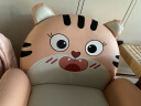 LINSY KIDS林氏家居儿童沙发可爱小沙发椅阅读角宝宝小孩动物卡通沙发 【粉红色】LH386K2-A小虎沙发 实拍图