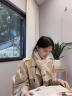 栢启歆围巾女冬季仿羊绒韩版可爱小狗刺绣针织百搭保暖围脖学生高级感 贵宾犬刺绣围巾 实拍图