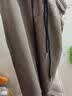名创优品（MINISO）休闲裤男春秋季宽松垂感抗皱锥形裤男士重磅新款长裤 咖啡 L 实拍图