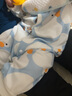 婧麒（JOYNCLEON）【带口水巾】婴儿衣服春秋款新生儿长袖哈衣纯棉连体衣 套头彩虹 73cm 实拍图