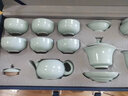 梵途 汝窑功夫茶具套装大师级整套家用送礼轻奢高档开业乔迁茶器礼盒 天青金玉满堂16头套组【礼盒装】 实拍图