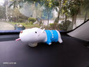 佐航汽车用品车内车上装饰品摆件车载小狗狗竹炭可爱去除异味甲醛公仔汽车用品 蓝狗 实拍图
