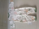 缤丽猫婴儿连体衣秋冬装纯棉保暖长袖哈衣新生儿夹棉衣服宝宝薄棉爬服 对门棉连体-兔子小鹿 80码 实拍图