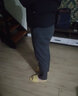 SIDISEN西裤男修身灰色西服裤商务休闲直筒正装男士上班夏季潮流西装裤 中灰色（秋冬款-平纹） 31 码（适合125-135斤） 实拍图