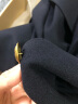 MO&Co.2023冬新品美丽诺羊毛学院风宽肩H型西装外套MBC4COTT14 蓝黑色 L/170 晒单实拍图
