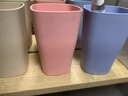 巧居巧具小麦秸秆水杯塑料杯儿童喝水杯小学生防摔杯子漱口杯牛奶杯咖啡杯 方杯五个装【混色】 实拍图