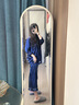 内泊乳胶棉拖鞋男冬季天女士羊毛毛防臭防滑静音保暖大码家居舒服软底 鲸灰 43-44 大1码宽松 实拍图