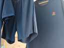 猎阵火焰蓝消防夏季体能训练速干作训短袖短裤体能服训练服T恤衫 方标队缝标短袖套装 175/92-96 实拍图