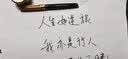 毕加索（pimio）龙腾钢笔礼盒 签字笔商务办公 生日礼物男女学生书法练字财务特细笔尖0.38mmT717亮黑银夹 实拍图