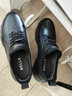 百丽休闲男鞋牛皮厚底运动鞋通勤商务皮鞋8AY01CM3【预售】 黑色-单里 42 (260mm) 实拍图