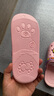 B.Duck小黄鸭童鞋儿童拖鞋男童透气洞洞鞋女童卡通家居鞋0955粉色34 实拍图